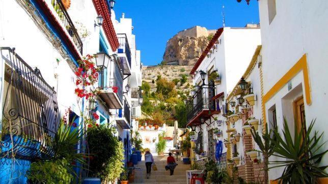 Centrico Y Espacioso Piso En Barrio Tranquilo Alicante Buitenkant foto